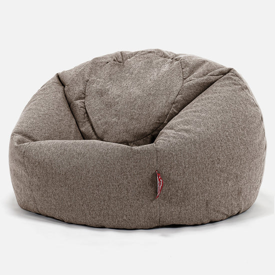 CloudSac 200 XXL Memory-Schaum Kinder Sitzsack 2-12 jahren - Interalli Wolle Biscuit 01