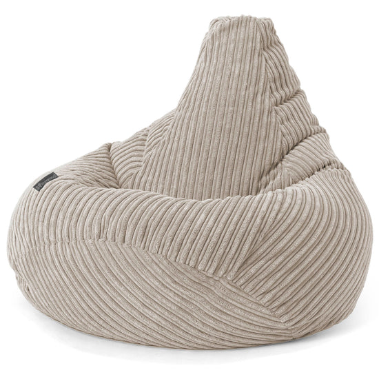 Kinder Gaming Sitzsack 6-14 Jahre - Cord Nerzfarben 03