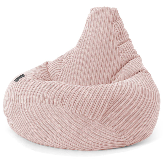 Kinder Gaming Sitzsack 6-14 Jahre - Cord Rosa 03