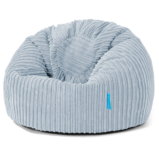 Klassicher Kindersessel Sitzsack 1-5 jahren - Cord Baby Blau 01