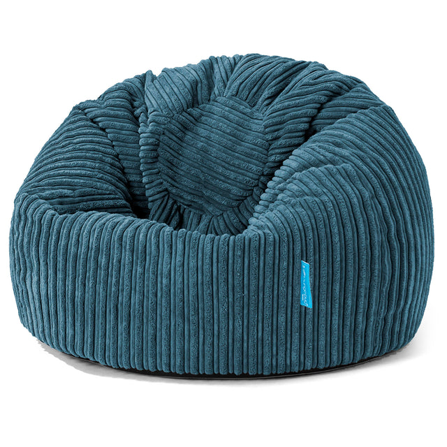Klassicher Kindersessel Sitzsack 1-5 jahren - Cord Marineblau 01