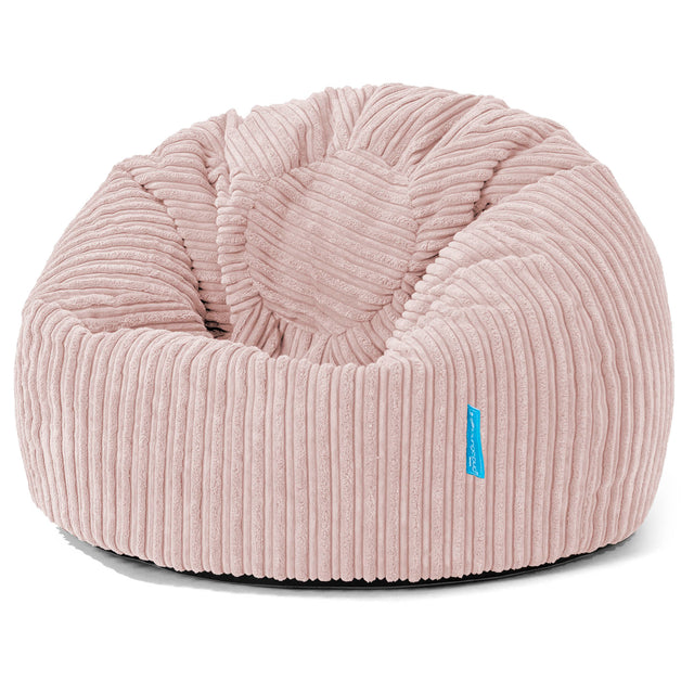 Klassicher Kindersessel Sitzsack 1-5 jahren - Cord Rosa 01