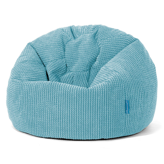 Klassicher Kindersessel Sitzsack 1-5 jahren - Pom-Pom Türkis 01