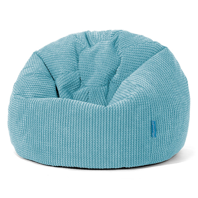 Klassicher Kindersessel Sitzsack 1-5 jahren - Pom-Pom Türkis 01