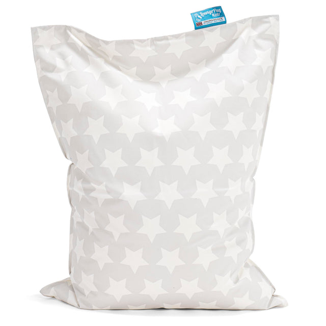 Kinder Sitzkissen - Druck Grau Star 01
