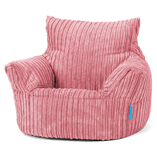 Klein Kindersessel Sitzsack 1-3 jahren - Cord Koralle 01