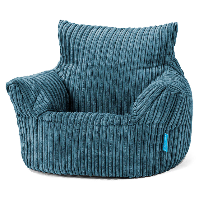 Klein Kindersessel Sitzsack 1-3 jahren - Cord Marineblau 01