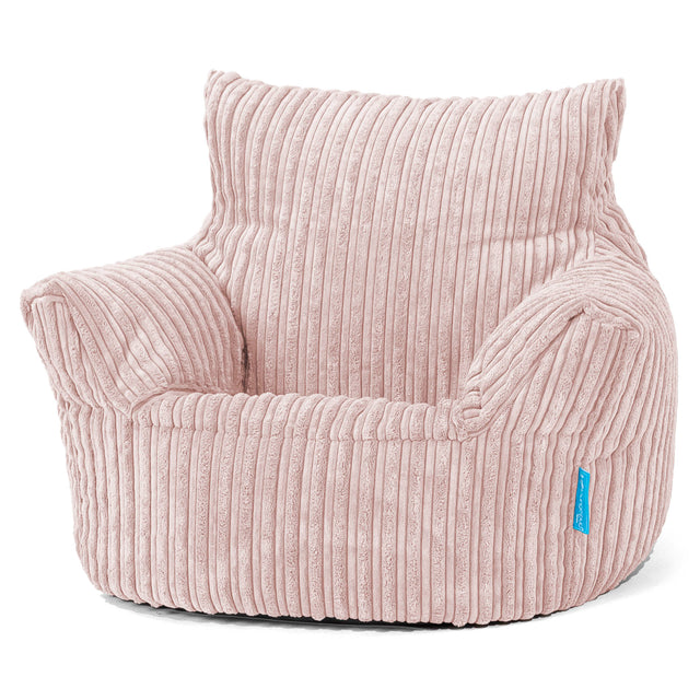 Klein Kindersessel Sitzsack 1-3 jahren - Cord Rosa 01