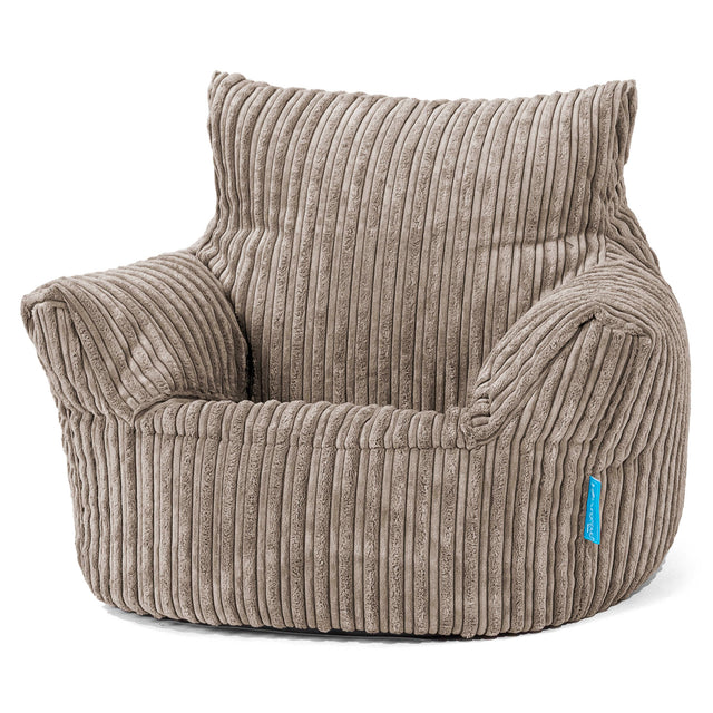 Klein Kindersessel Sitzsack 1-3 jahren - Cord Beigegrau 01