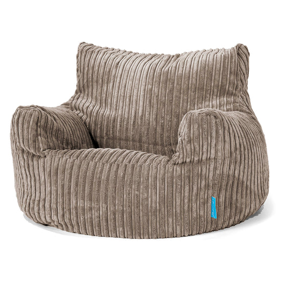 Kindersessel Sitzsack 3-8 jahren - Cord Beigegrau 01