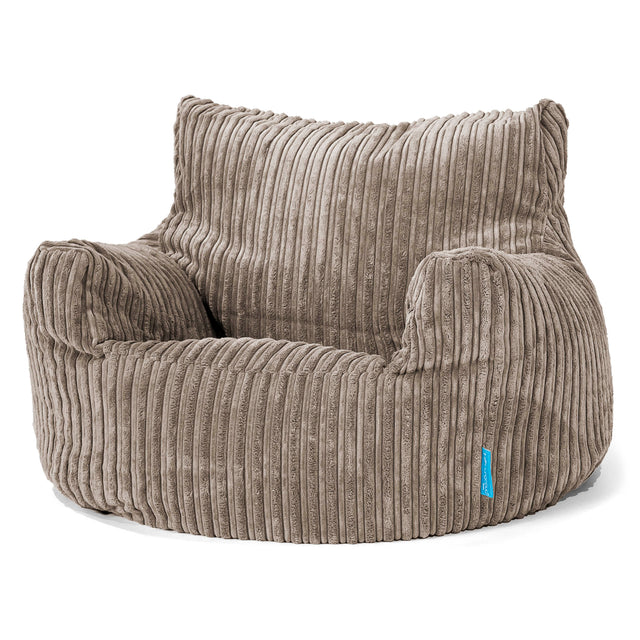 Kindersessel Sitzsack 3-8 jahren - Cord Beigegrau 01