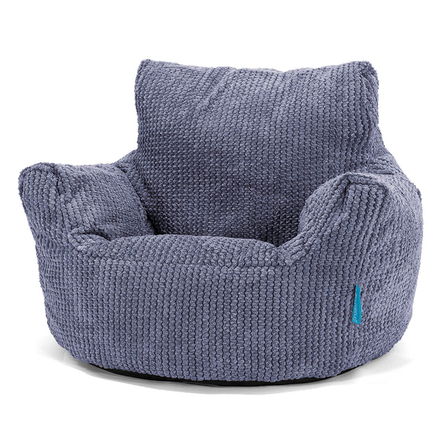 Klein Kindersessel Sitzsack 1-3 jahren - Pom-Pom Lila 01