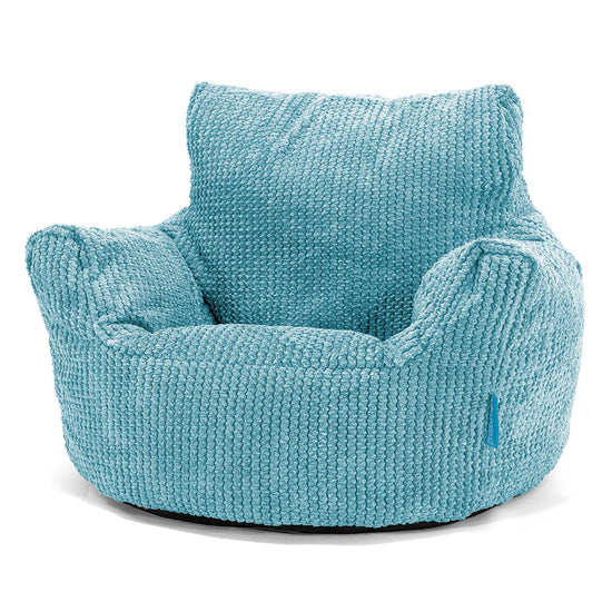 Klein Kindersessel Sitzsack 1-3 jahren - Pom-Pom Türkis 01