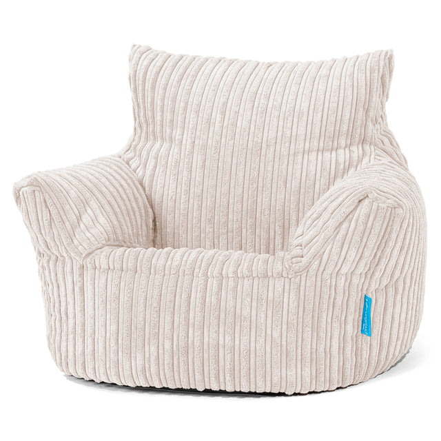 Klein Kindersessel Sitzsack 1-3 jahren - Cord Elfenbein 01