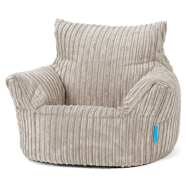 Klein Kindersessel Sitzsack 1-3 jahren - Cord Nerzfarben 01