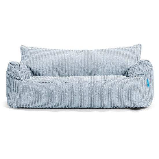 Josephine Sitzsack Sofa für Kinder 1-5 Jahre - Cord Baby Blau 01