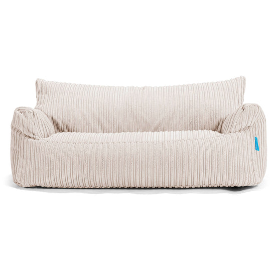 Josephine Sitzsack Sofa für Kinder 1-5 Jahre - Cord Elfenbein 01