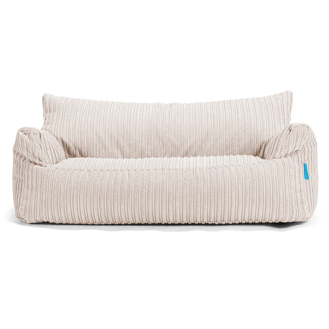 Josephine Sitzsack Sofa für Kinder 1-5 Jahre - Cord Elfenbein 01