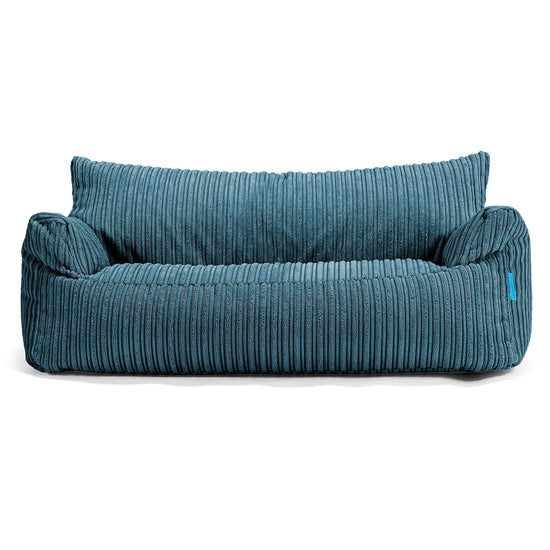 Josephine Sitzsack Sofa für Kinder 1-5 Jahre - Cord Marineblau 01