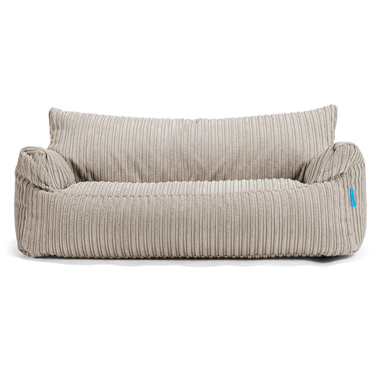 Josephine Sitzsack Sofa für Kinder 1-5 Jahre - Cord Nerzfarben 01