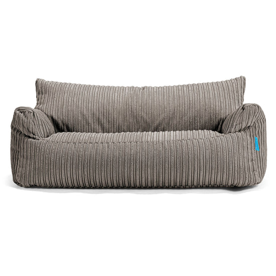 Josephine Sitzsack Sofa für Kinder 1-5 Jahre - Cord Graphitgrau 01