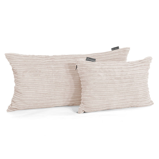 Kissen 35 x 50cm - Cord Elfenbein 03