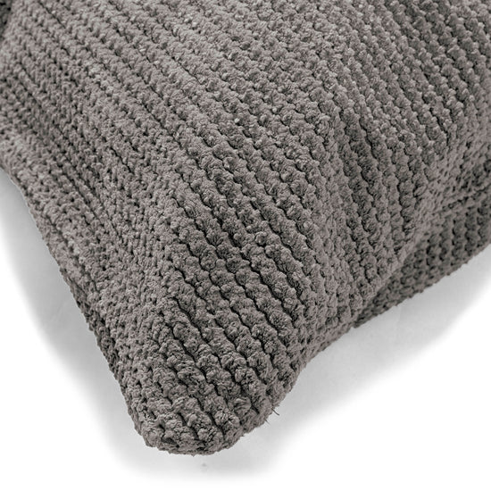 Kissen 35 x 50cm - Pom-Pom Anthrazit 02