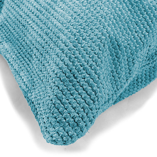Kissen 35 x 50cm - Pom-Pom Türkis 02