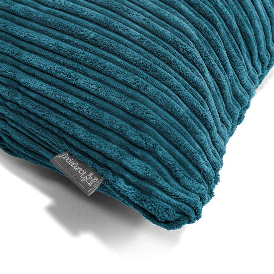 Kissen 47 x 47cm - Cord Blaugrün 03