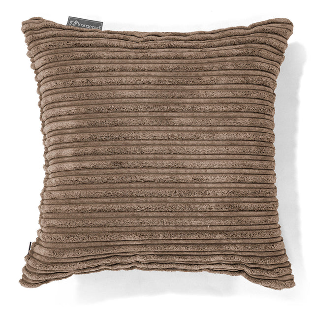 Kissen 47 x 47cm - Cord Mocca 01