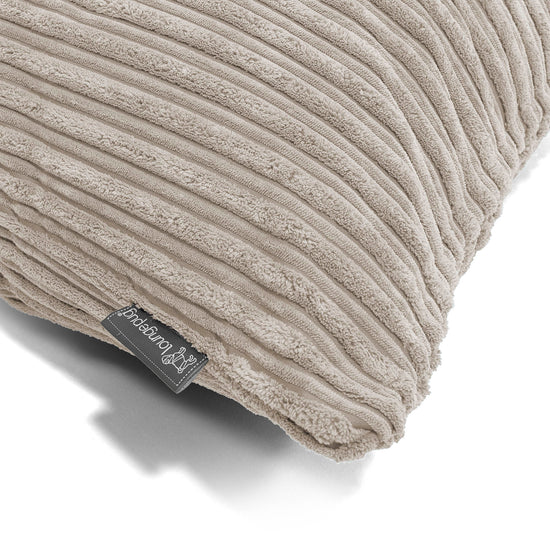 Kissen 47 x 47cm - Cord Nerzfarben 03