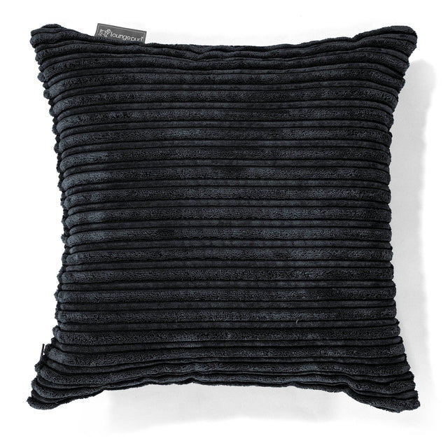 Kissen 47 x 47cm - Cord Schwarz 01