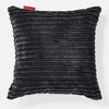 Kissen 47 x 47cm - Cord Schwarz 01