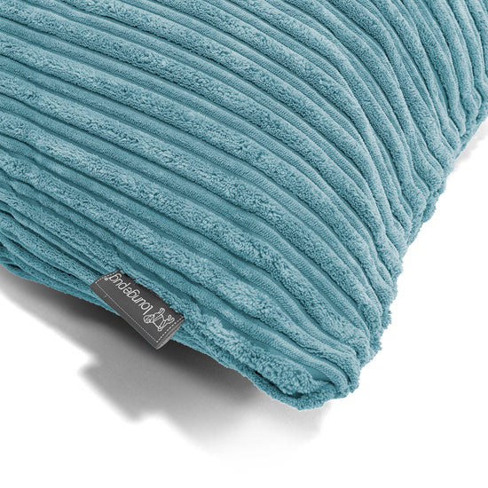 Kissen 47 x 47cm - Cord Türkis 03