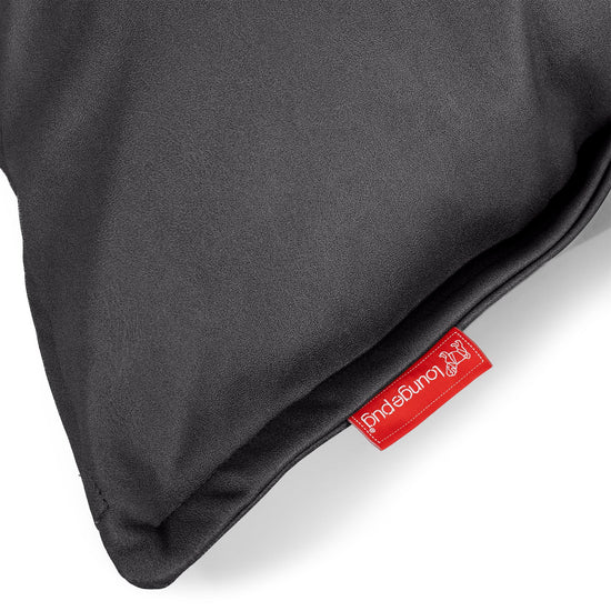 Dekokissen / Sofa Kissenbezug 47 x 47cm - Veganes Leder Schwarz 03