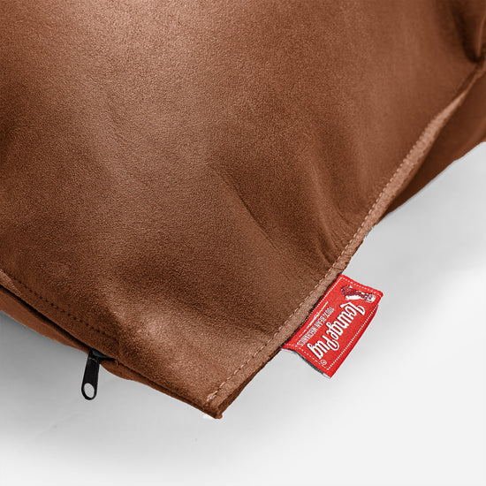 Kissen 47 x 47cm - Vintage Leder Karamell 02