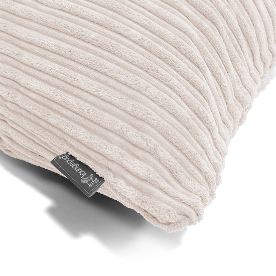 Kissen Rund 50cm - Cord Elfenbein 02
