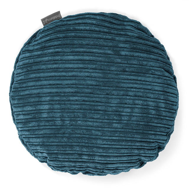 Kissen Rund 50cm - Cord Marineblau 01