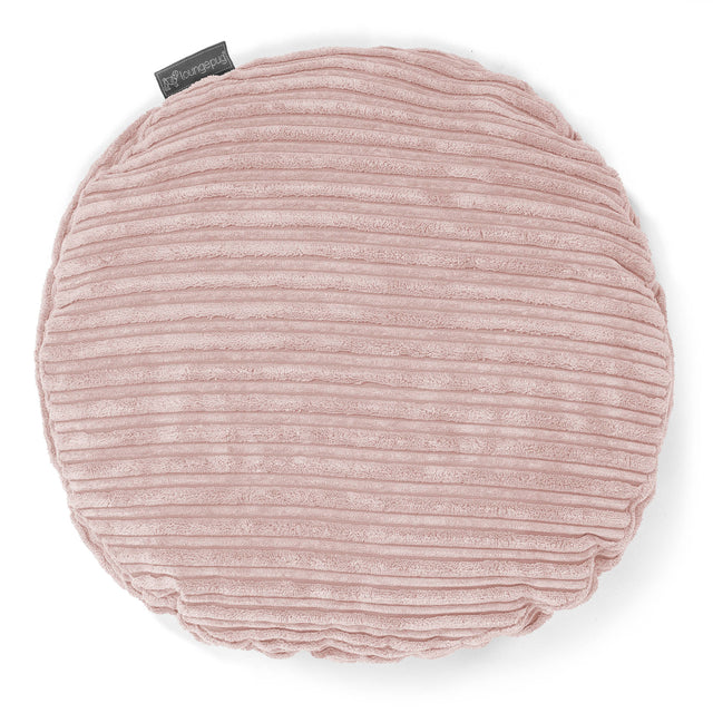 Kissen Rund 50cm - Cord Rosa 01