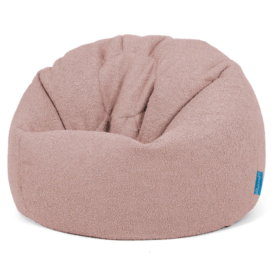 Klassicher Kindersessel Sitzsack 1-5 jahren - Bouclé Pink 01