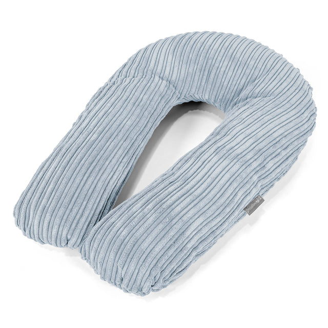 Knuddelkissen - Cord Baby Blau 01