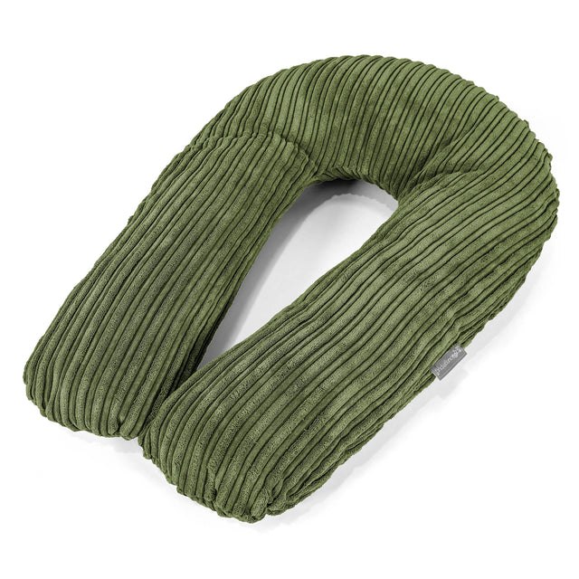 Knuddelkissen - Cord Nadelwaldgrün 01