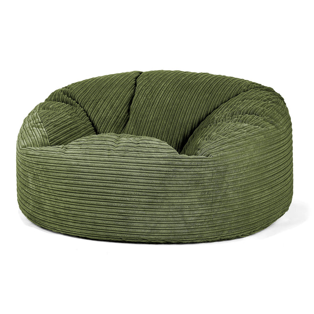 Mammoth Sofa Sitzsack XXL - Cord Nadelwaldgrün 01
