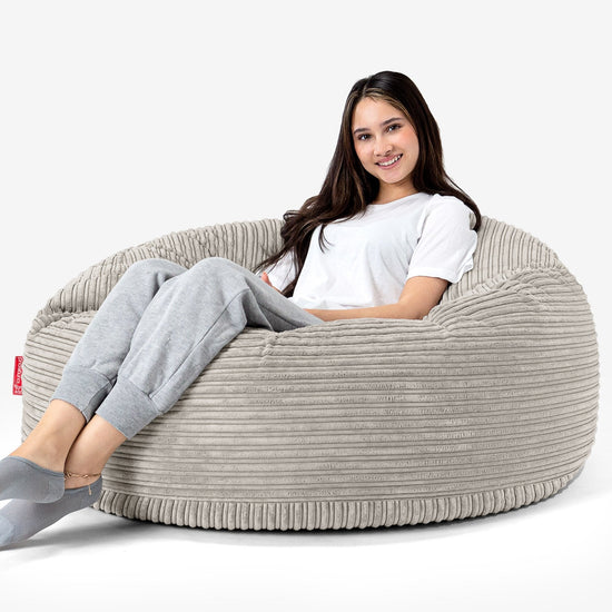 Mammoth Sofa Sitzsack XXL - Cord Nerzfarben 04