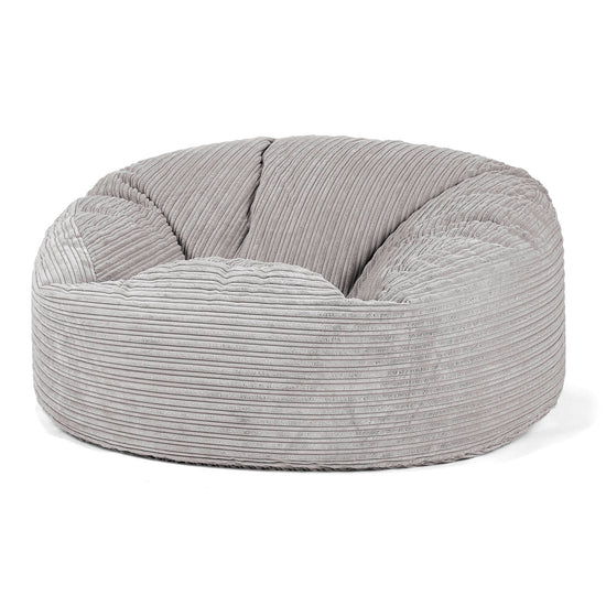 Mammoth Sofa Sitzsack XXL - Cord Silber 01