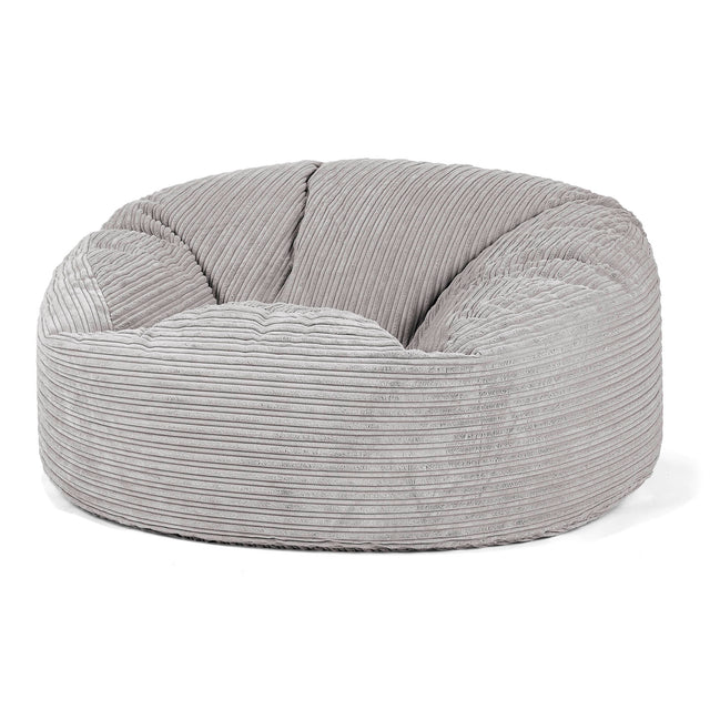 Mammoth Sofa Sitzsack XXL - Cord Silber 01