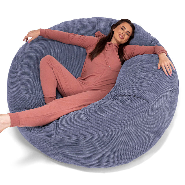 Mega-Mammoth Sofa Sitzsack XXL - Pom-Pom Lila 01