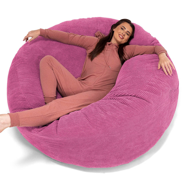 Mega-Mammoth Sofa Sitzsack XXL - Pom-Pom Pink 01