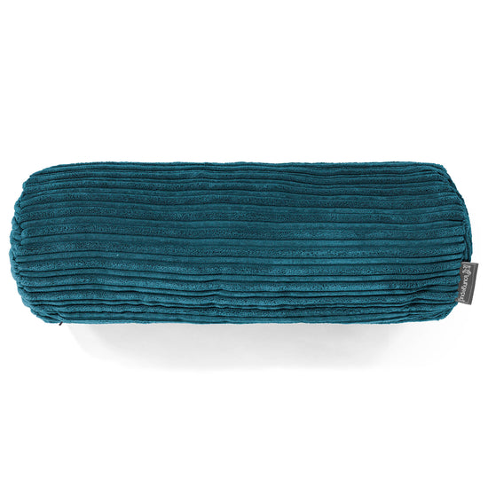 Nackenrolle Kissen 20 x 55cm - Cord Blaugrün 02