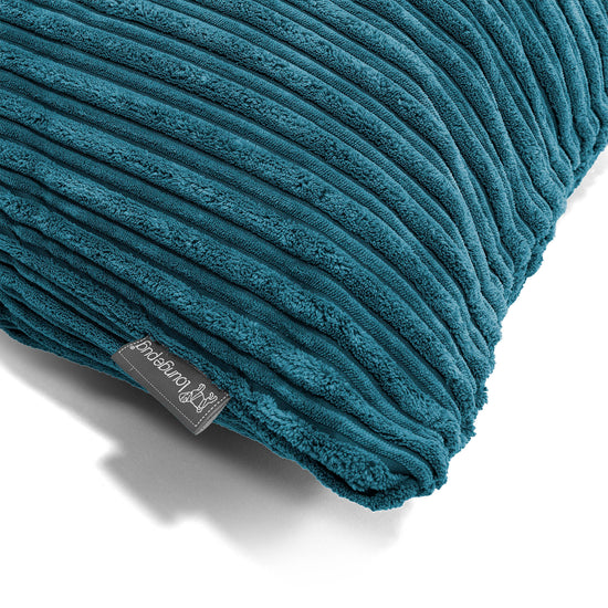Nackenrolle Kissen 20 x 55cm - Cord Blaugrün 03